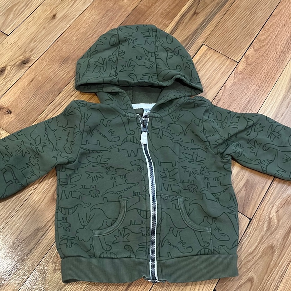 Carter’s green dinosaur hoodie 24 months